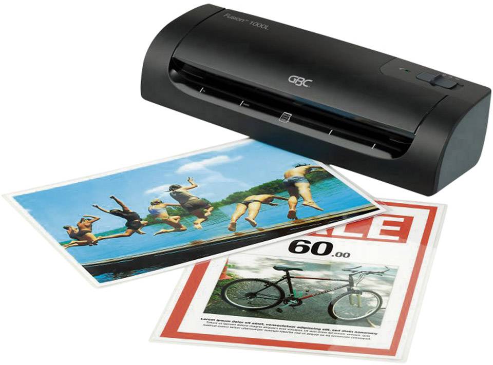 Laminiergerät Fusion 1000L A4 75 Micron schwarz