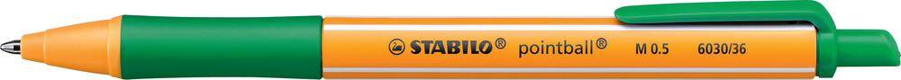 Kugelschreiber pointball Druckmechanik 0,5 mm grün