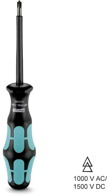 Phoenix Contact SF-PHSL 2-100 VDE VDE Plus/minus-Schraubendreher Größe (Schraubendreher) SL/PH 2 Klingenlänge: 100mm