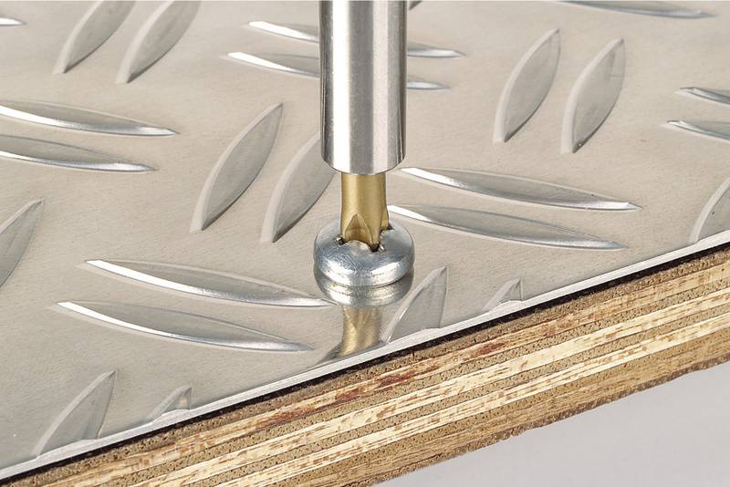 Wolfcraft Kreuzschlitz-Bit PH 3 S2-Stahl TiN D 6.3 2 St.