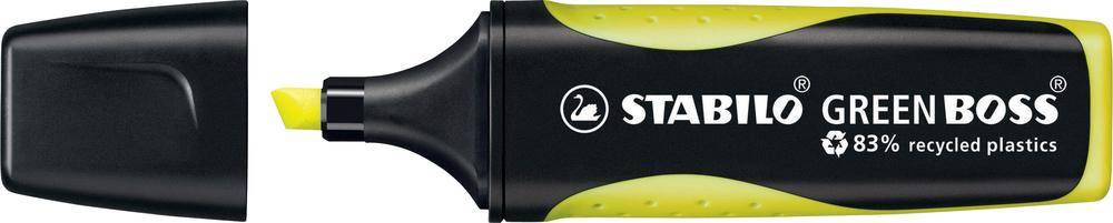 STABILO Textmarker GREEN BOSS, gelb/6070/24, gelb, 2 + 5mm