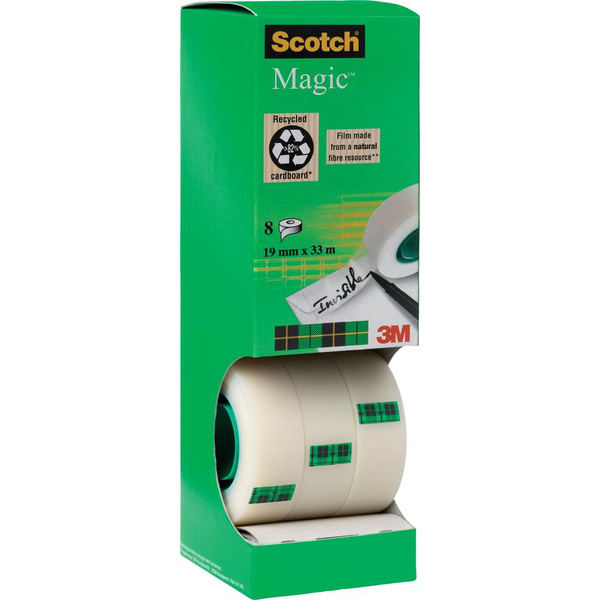 Scotch 7100026960 Klebeband Scotch® Magic™ 810 Matt (L x B) 33m x 19mm 8St.