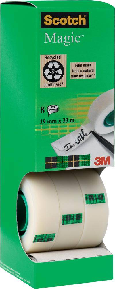 Scotch 7100026960 Klebeband Scotch® Magic™ 810 Matt (L x B) 33m x 19mm 8St.
