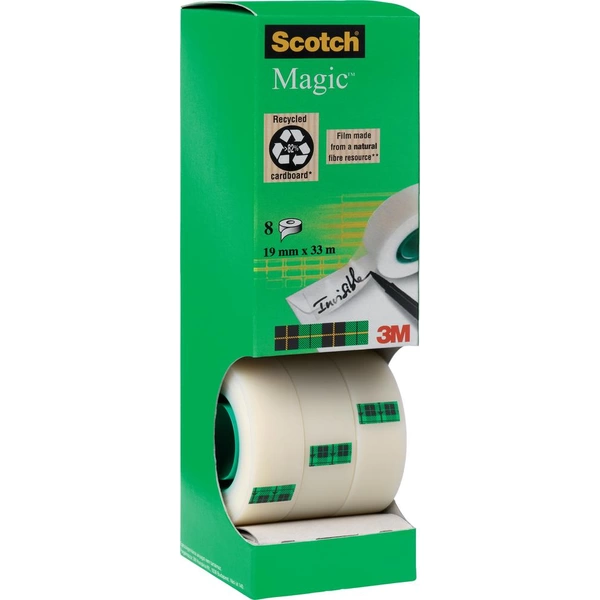 Scotch 7100026960 Klebeband Scotch® Magic™ 810 Matt (L x B) 33m x 19mm 8St. Scotch 7100026960 Klebeband Scotch® Magic™ 810 Matt (L x B) 33m x 19mm 8St.