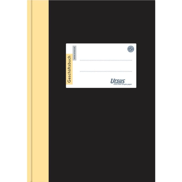Geschäftsbuch A4 144 Blatt 80g/qm liniert schwarz Geschäftsbuch A4 144 Blatt 80g/qm liniert schwarz
