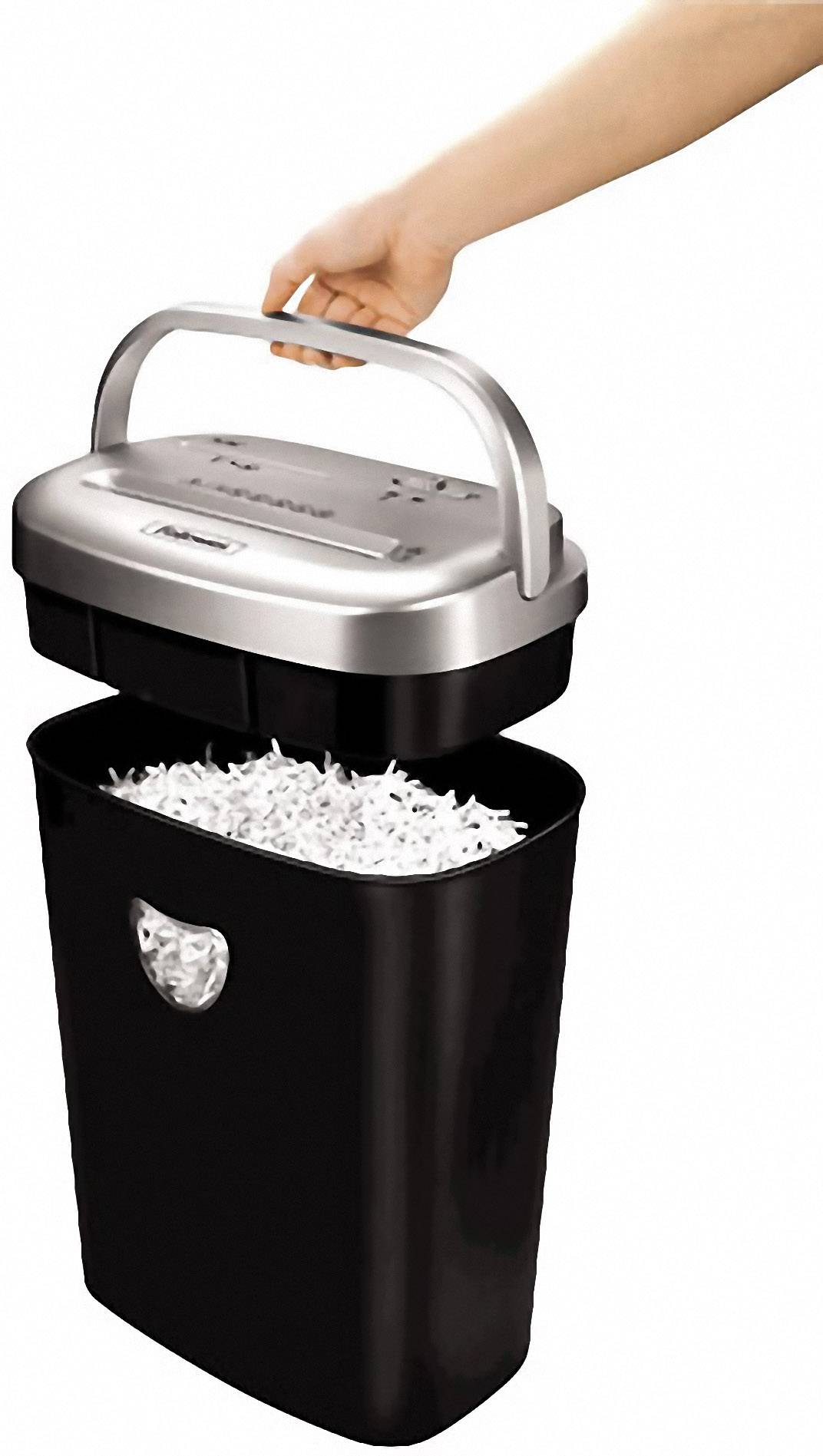 Aktenvernichter Powershred 53C Partikelschnitt 4x35mm silber/schwarz