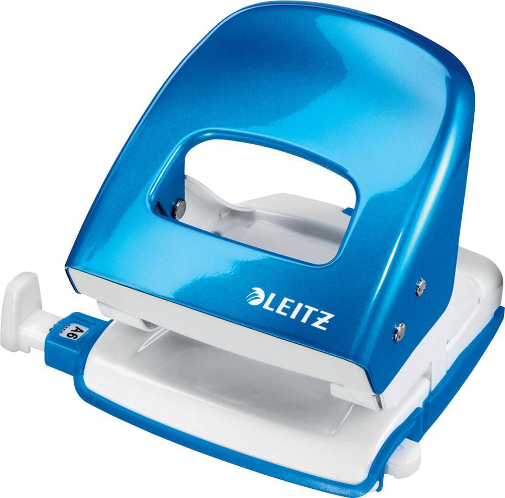 LEITZ Locher WOW/5008-10-36, blau metallic