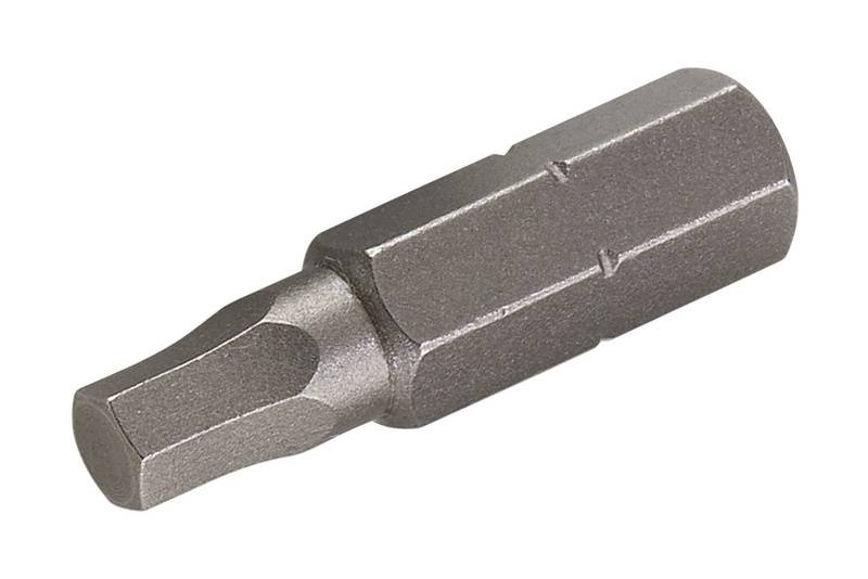 Wolfcraft Sechskant-Bit 4 mm, 5 mm, 6 mm S2-Stahl gestrahlt, zähhart C 6.3 3 St.