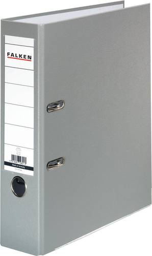 Falken Ordner PP-Color DIN A4 Rückenbreite: 80mm Grau 2 Bügel 9984022