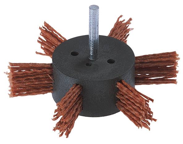 Wolfcraft Nylon-Fächerbürste Ø 100 mm Nylondraht Schaft-Ø 1/4" (6.3 mm) 1512000 1 St.