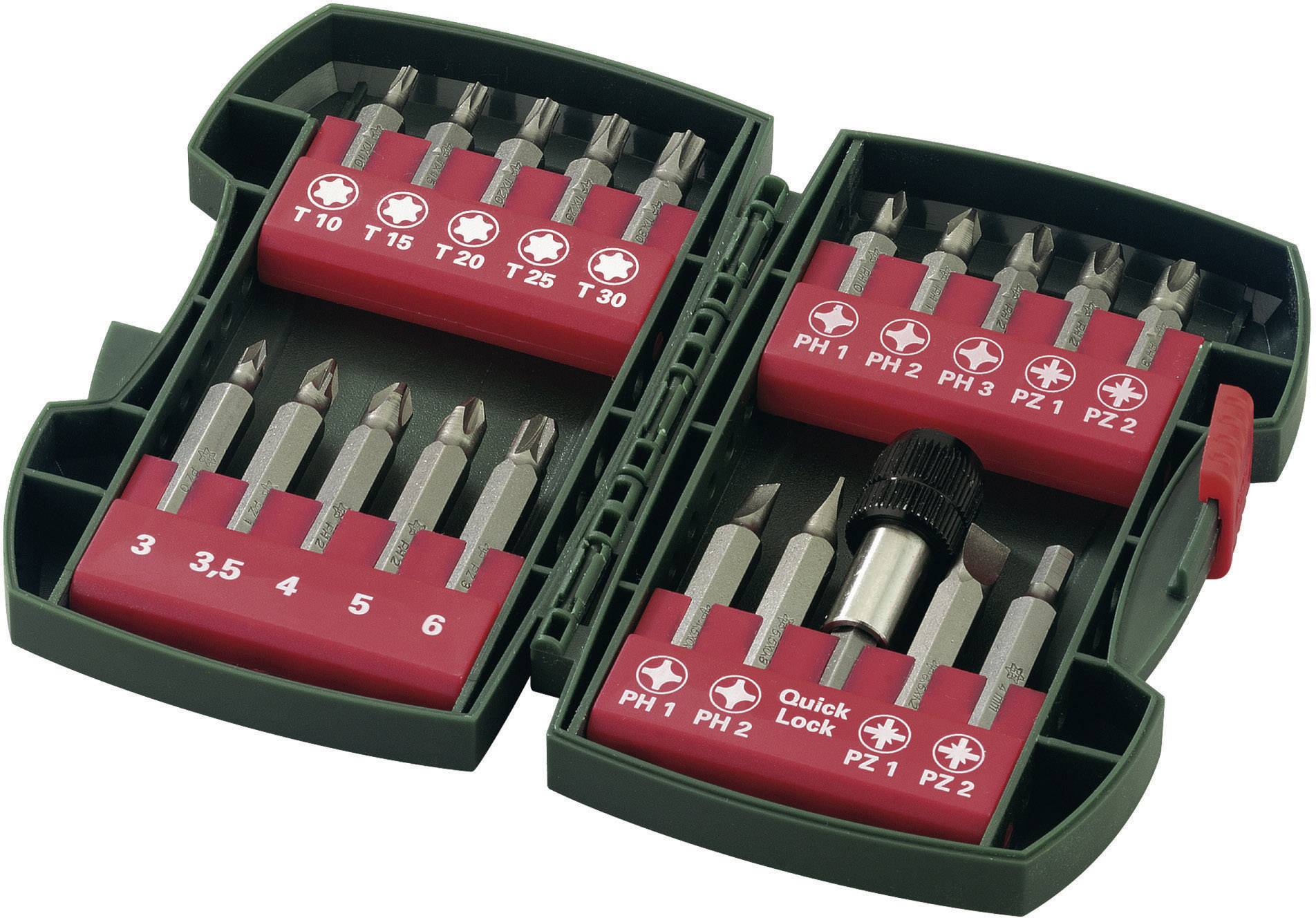 Metabo 630454000 Bit-Set 20teilig Schlitz, Kreuzschlitz Phillips, Kreuzschlitz Pozidriv, Innen-Sech
