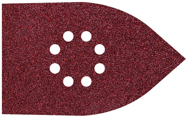 Wolfcraft 1755000 Multischleifpapier-Set mit Klett, gelocht Körnung num 80, 120, 240 (L x B) 175 mm