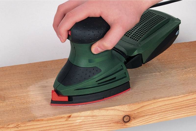 Wolfcraft 1813000 Multischleifpapier mit Klett, gelocht Körnung (num) 80 Eckmaß 95mm 10St.