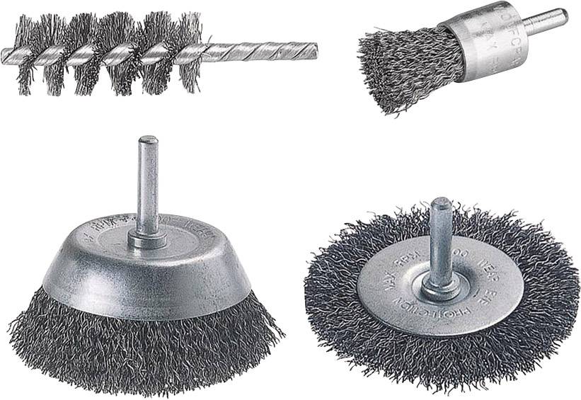 Wolfcraft Drahtbürsten-Set 2133000 1 St.