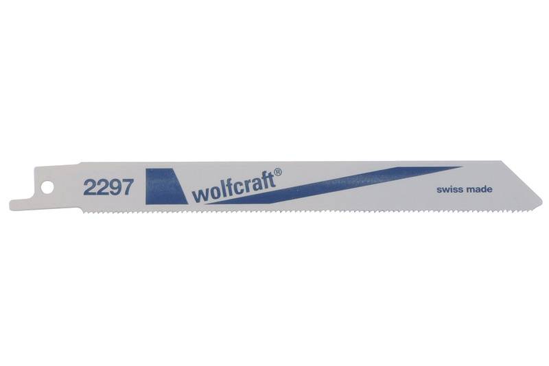 Wolfcraft 2297000 2 Säbelsägeblätter Sägeblatt-Länge 152mm 2St.