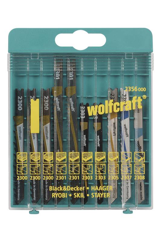 Wolfcraft 2356000 10 Stichsägeblätter 10St.