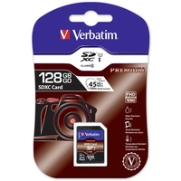Verbatim Premium SDXC-Karte 128GB Class 10, UHS-I Verbatim Premium SDXC-Karte 128GB Class 10, UHS-I