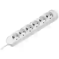 Bachmann 381.247K Steckdosenleiste 6fach Weiß Schutzkontakt 1St. Bachmann 381.247K Steckdosenleiste 6fach Weiß Schutzkontakt 1St.