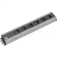Bachmann 300000 Steckdosenleiste 19 Zoll 6fach Schwarz, Anthrazit Schutzkontakt 1St. Bachmann 300000 Steckdosenleiste 19 Zoll 6fach Schwarz, Anthrazit Schutzkontakt 1St.