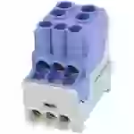 HoraeTec 080010-1-4 Unterverteilerblock Blau 1polig HoraeTec 080010-1-4 Unterverteilerblock Blau 1polig