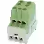 HoraeTec 080010-2-4 Unterverteilerblock Grün, Gelb 1polig HoraeTec 080010-2-4 Unterverteilerblock Grün, Gelb 1polig