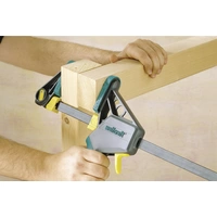 Wolfcraft EHZ PRO 100-915 - Einhandzwinge 3034000 Spann-Weite (max.):915mm Ausladungs-Maße:100mm Wolfcraft EHZ PRO 100-915 - Einhandzwinge 3034000 Spann-Weite (max.):915mm Ausladungs-Maße:100mm