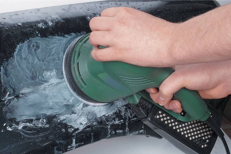 Wolfcraft 3192000 Exzenterschleifpapier mit Klett, gelocht Körnung (num) 400 (Ø) 125mm 5St.