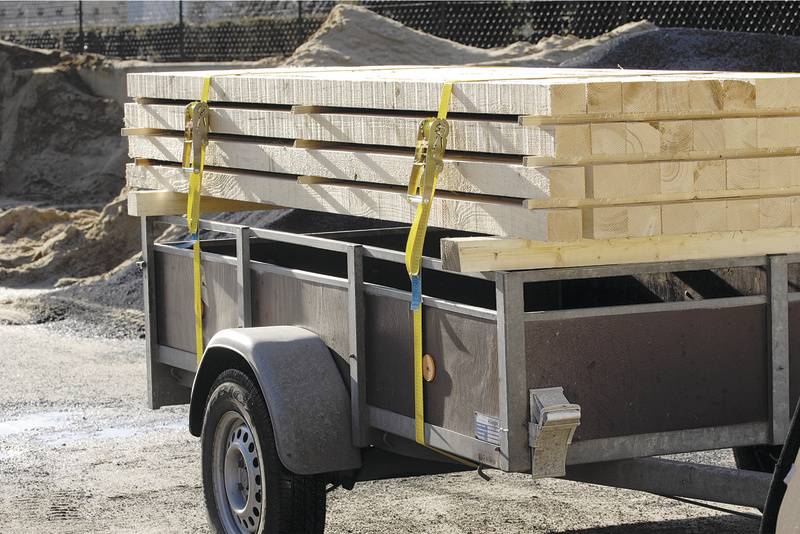 Wolfcraft 3277000 Einteiliger Spanngurt Zugkraft LC Niederzurren (einzeln/direkt)=2000 daN (L x B)