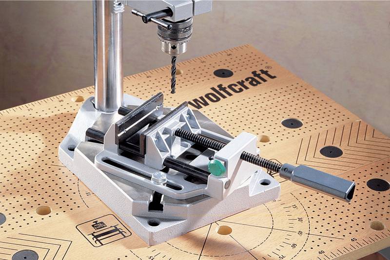 Wolfcraft Vices Schraubstock 3410000 Backenbreite: 100mm Spann-Weite (max.): 100mm
