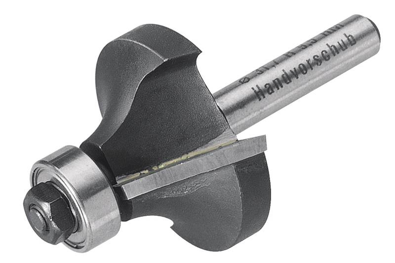 Wolfcraft 3963000 Abrundfräser Hartmetall Produktabmessung, Ø 25.4mm Schaftdurchmesser 8mm