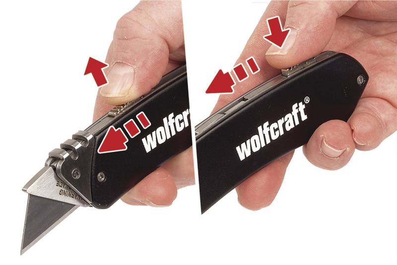 Wolfcraft 4124000 Alu-Freizeitmesser 1 St.