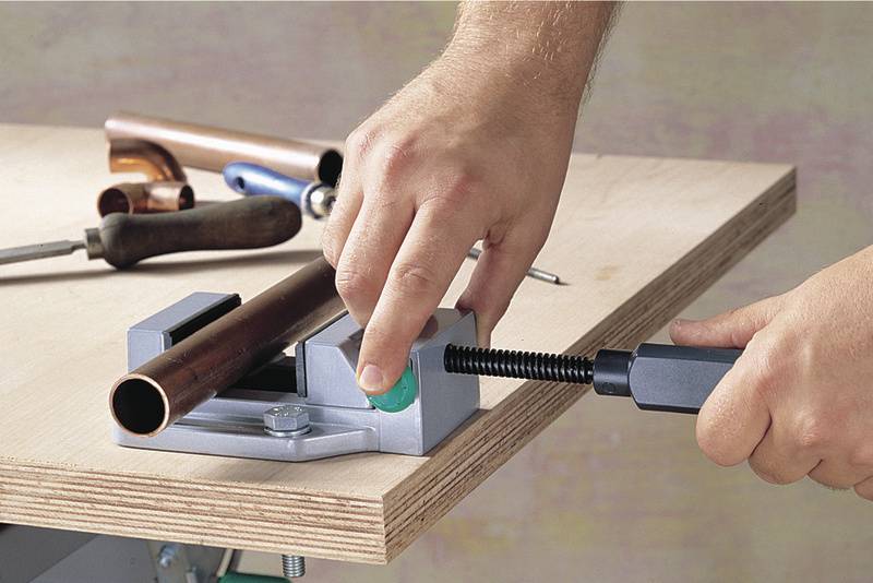 Wolfcraft 4920000 Schraubstock 4920000 Backenbreite: 70mm Spann-Weite (max.): 60mm