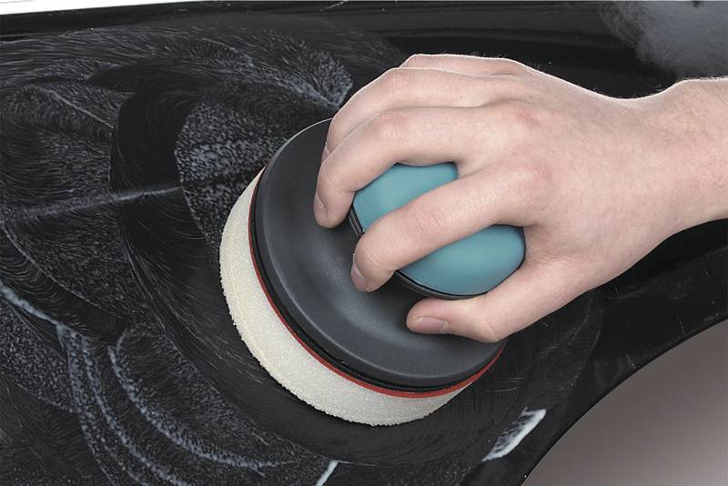 Wolfcraft 5876000 Polierschwamm mit Haftvlies ø125mm Durchmesser 125mm 1St.