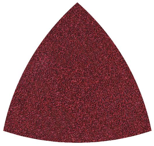 Wolfcraft 5886000 Schleifpapier für Handschleifer mit Klett, ungelocht Körnung (num) 80, 120 Eckmaß 95mm 5St.