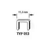 Wolfcraft 7028000 Breitrückenklammern Typ 53 4000 St. Abmessungen (L x B) 6mm x 11.2mm Wolfcraft 7028000 Breitrückenklammern Typ 53 4000 St. Abmessungen (L x B) 6mm x 11.2mm