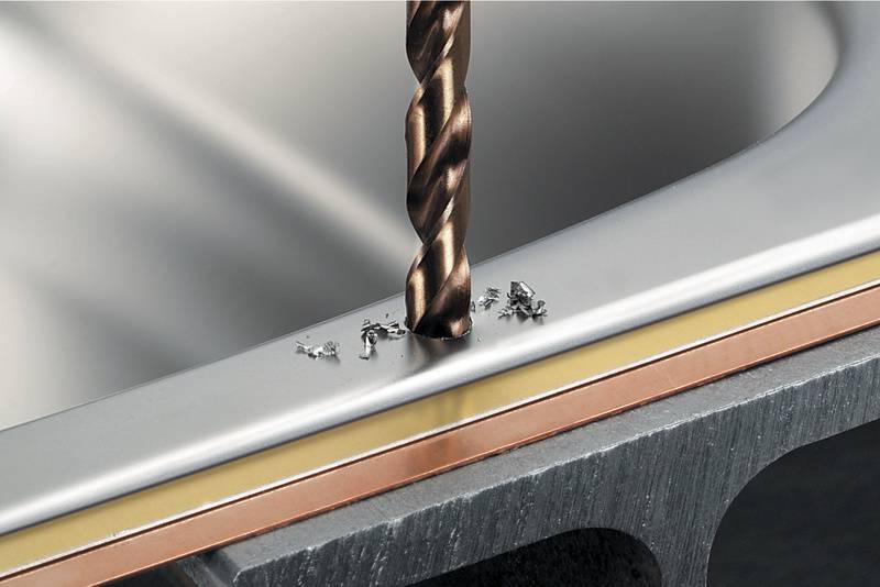 Wolfcraft 7445010 HSS Metall-Spiralbohrer 3mm Gesamtlänge 61mm Cobalt DIN 338 Zylinderschaft 1St.