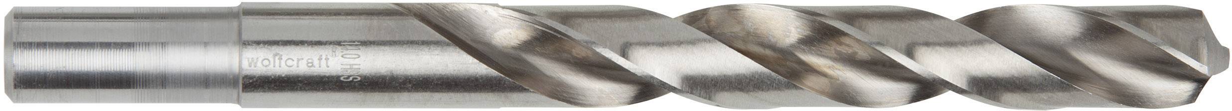 Wolfcraft 7574010 HSS Metall-Spiralbohrer 16 mm Gesamtlänge 178 mm geschliffen DIN 338 Zylinderscha