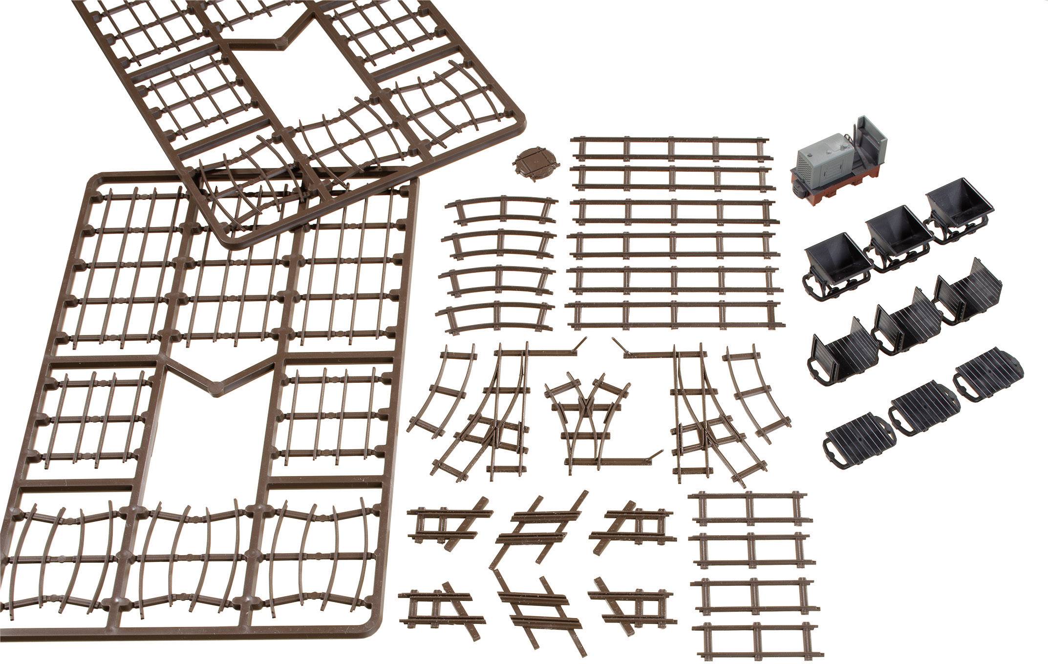 Auhagen 41700 H0f Feldbahnset - Attrappe Attrappen