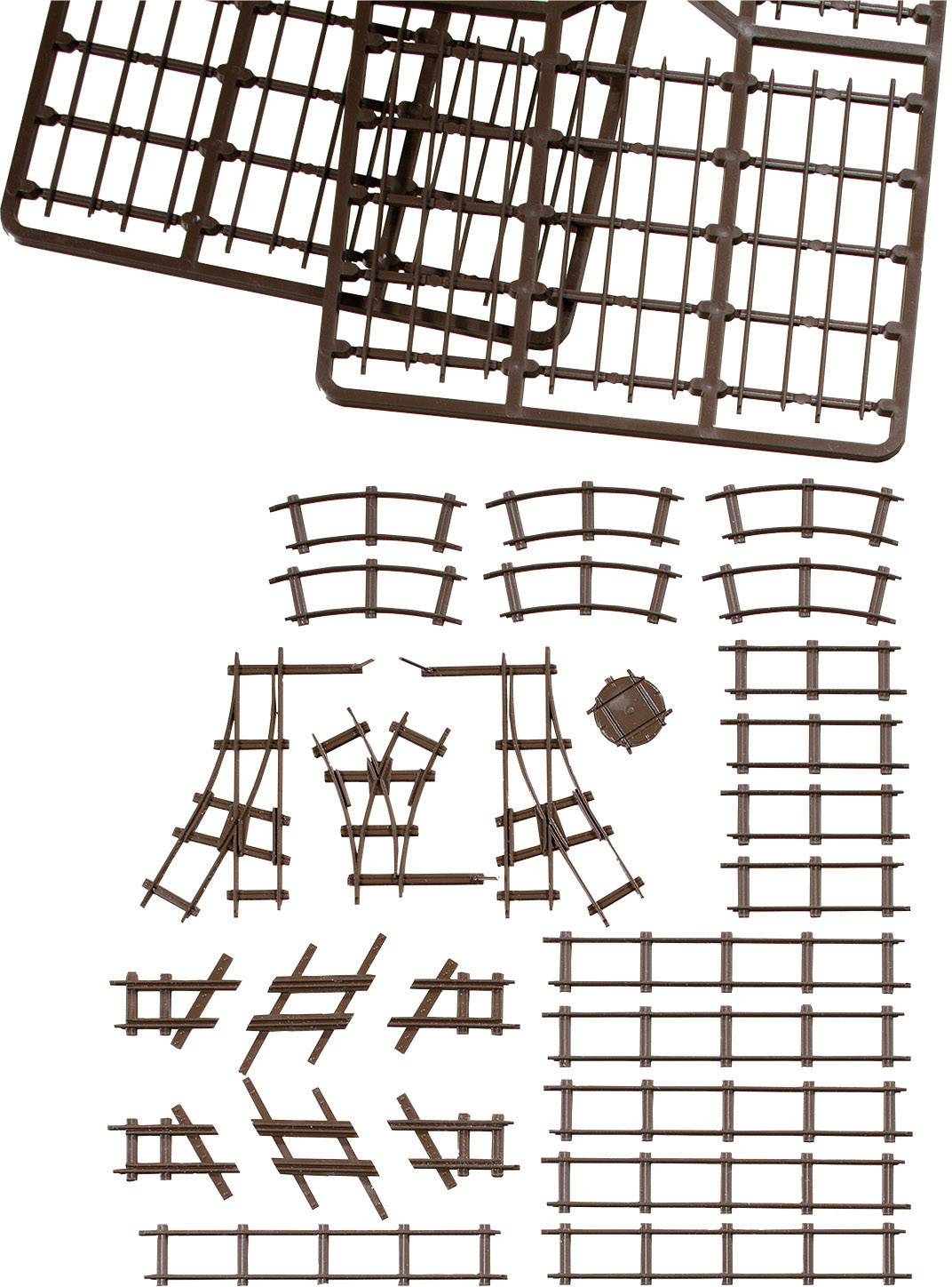 Auhagen 41701 H0f Feldbahngleis - Attrappen