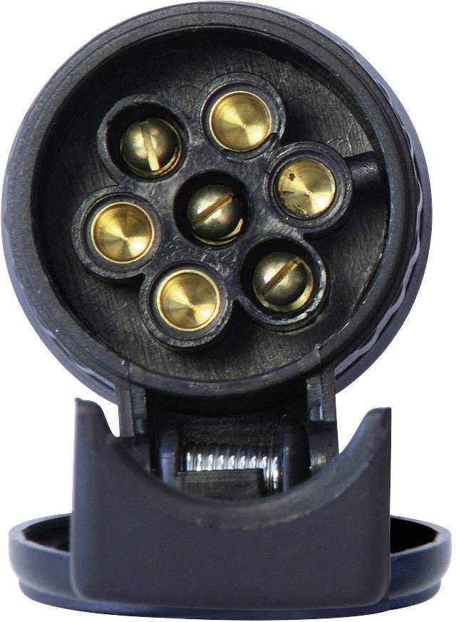 DINO 130007 Anhänger Adapter [Steckdose 13polig - Stecker 7polig] ABS Kunststoff
