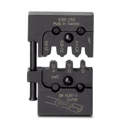 Phoenix Contact CRIMPFOX-M SC 1/DIE 1212083 Crimpgesenk Unisolierte Flachsteckhülsen 0.1 bis 1 mm²