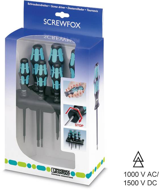 Phoenix Contact SF-SL/PZ SET VDE VDE Schraubendreher-Set 6teilig Schlitz, Kreuzschlitz Pozidriv