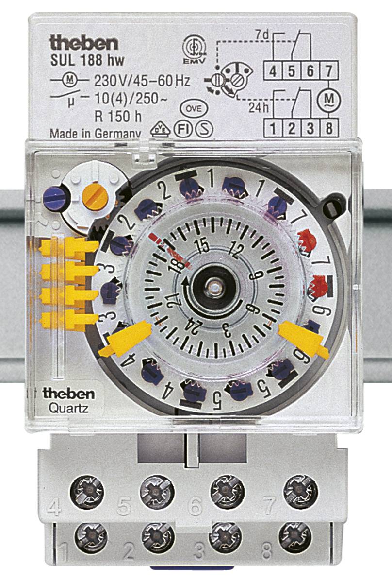 Theben 1880108 Hutschienen-Zeitschaltuhr