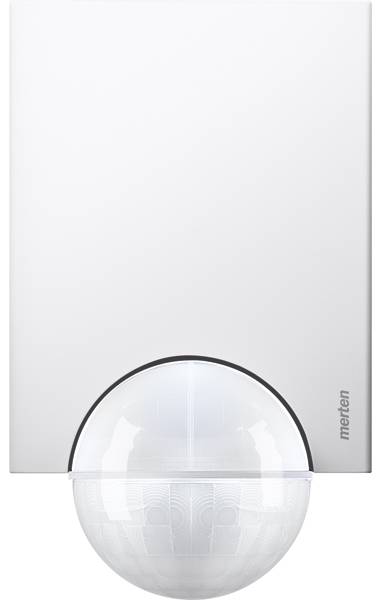 Merten 565219 Wand, Decke PIR-Bewegungsmelder 220° Polarweiß IP55