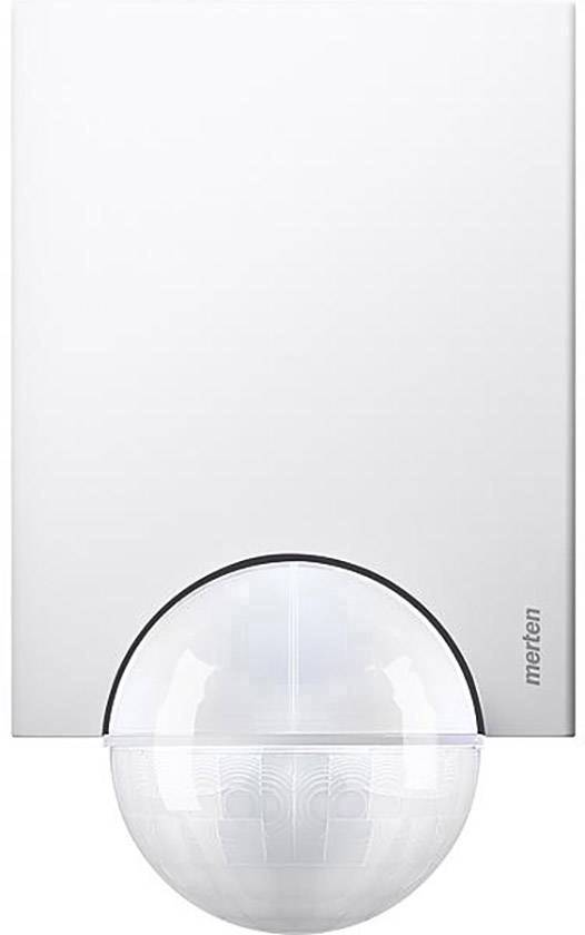 Merten 565426 Wand, Decke, Aufputz PIR-Bewegungsmelder 220° Polarweiß IP55