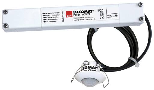 B.E.G. Brück 92900 Decke, Einbau PIR-Bewegungsmelder 360° Weiß IP20