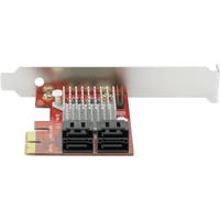 Renkforce RF-939524 4 Port SATA Controller PCIe x4 Passend für (SSD): SATA SSD inkl. Low-Profile Sl Renkforce RF-939524 4 Port SATA Controller PCIe x4 Passend für (SSD): SATA SSD inkl. Low-Profile Sl