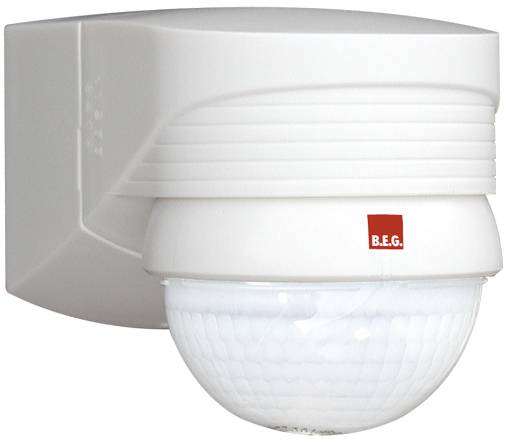 B.E.G. Brück 91008 Wand, Aufputz PIR-Bewegungsmelder 280° Weiß IP44