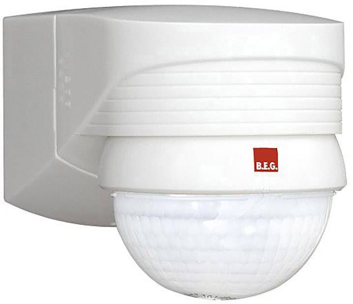 B.E.G. Brück 91008 Wand, Aufputz PIR-Bewegungsmelder 280° Weiß IP44