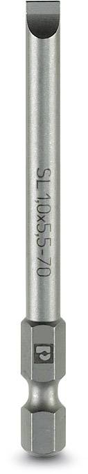 Phoenix Contact SF-BIT-SL Schlitz-Bit 3mm Werkzeugstahl zähhart, legiert E 6.3 5St.